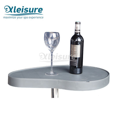 Plastic Jacuzzi Drink Holder Aqua Tray Spa Side Table Swivels For Easy Reach