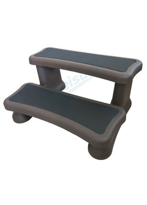 Dark Brown Hot Tub Spa Steps Jacuzzi Pool Ladder Stylish Design  Easy Assemble