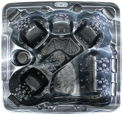 7803s High Jet Count Family Hydro Massage Hot Tub Square Freestanding Acrylic Outdoor Spa Tub