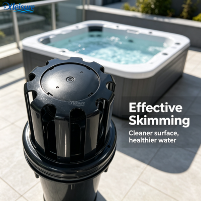 L-2125A ABS Material Hot Tub Spa Skimmer Water Surface Filter Basket Debris Collector Replacement for Spa Pool Factory
