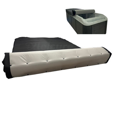 スイムスパカバー ロールアップデザイン カナダ スパブランド 屋外プール オックスフォード布 スイムスパカバー